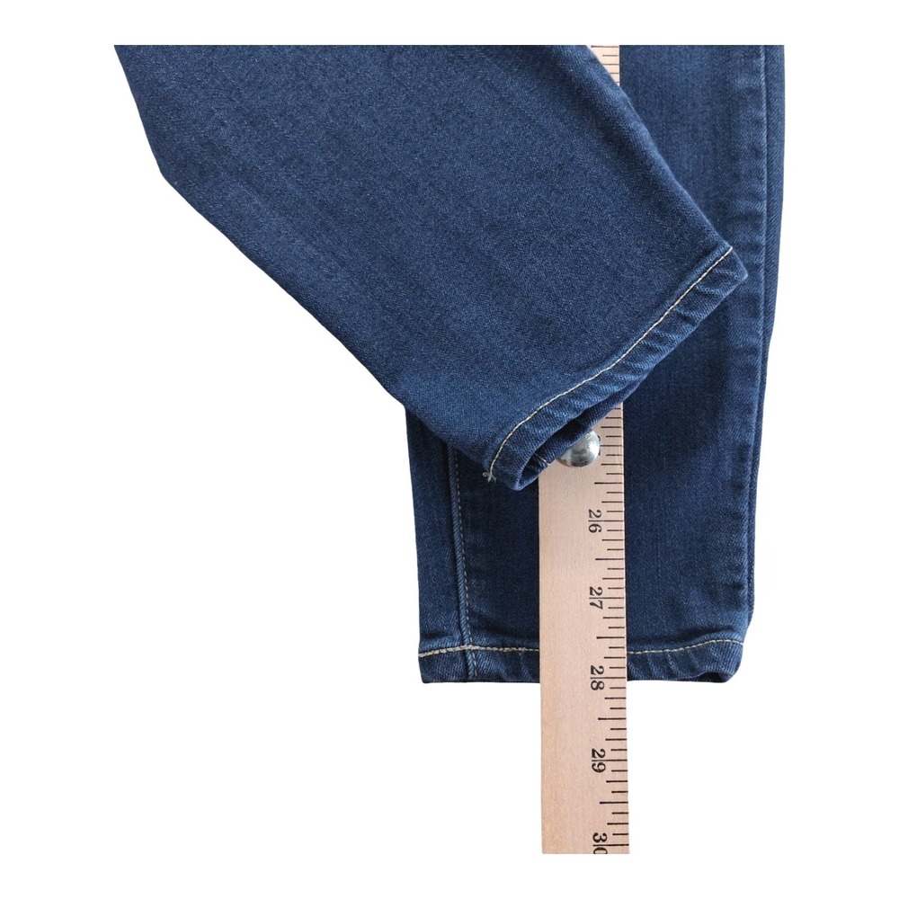 Paige Hoxton Ankle Jeans Womens 28 Blue Mid Rise Slim Stretch Denim Pants - Picture 9 of 10